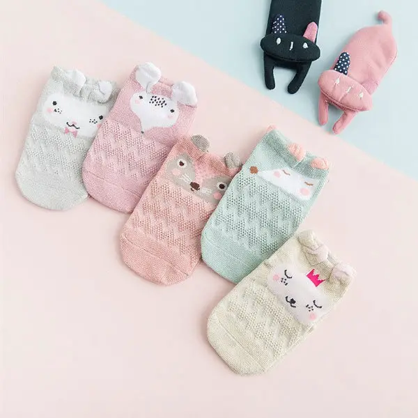 Baby animal socks