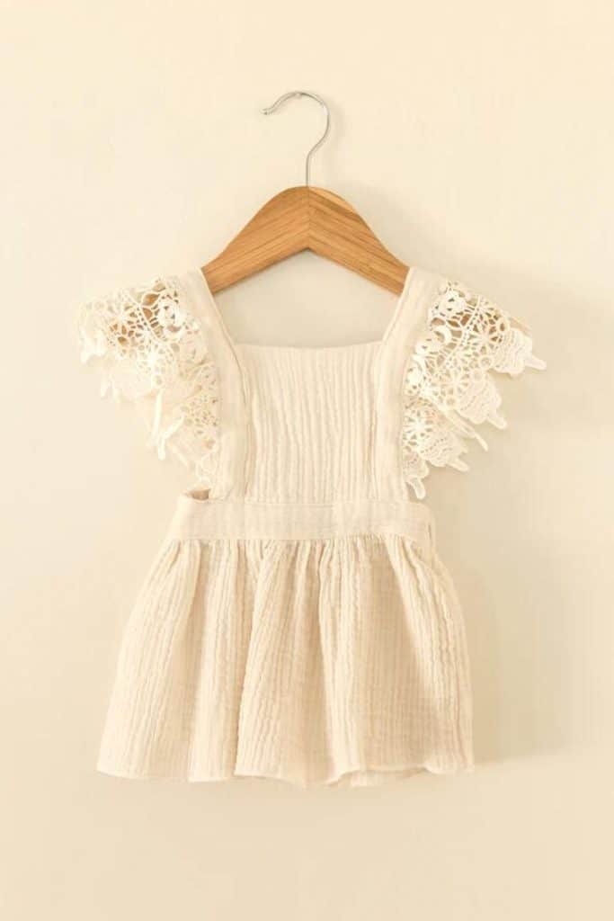 knitted baby girl summer dress