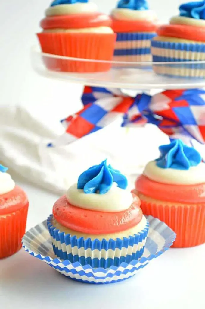 Bomb Fourth of july cupcakes