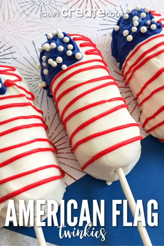 american flags twinkie pops