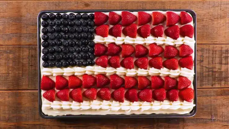 flag cake
