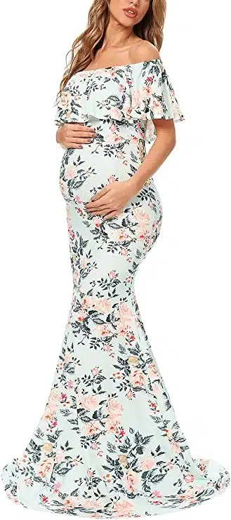floral maternity dress