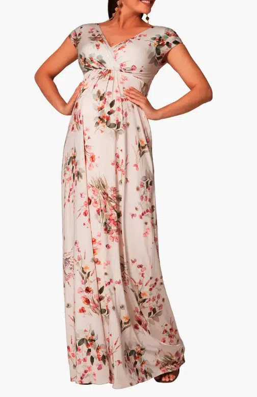 soft jersey maternity gown