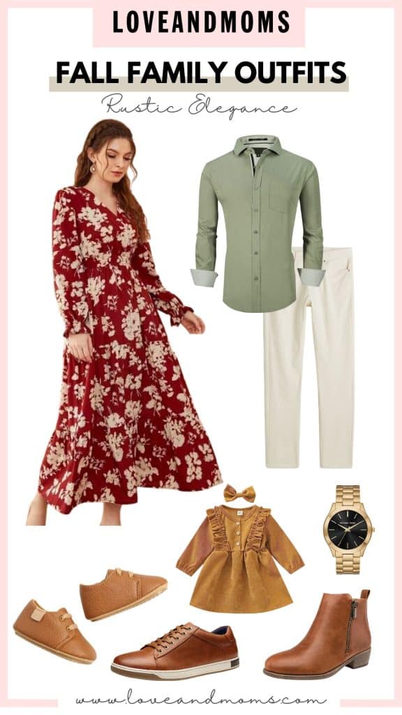 fall family outfits Rustic Elegance 1
