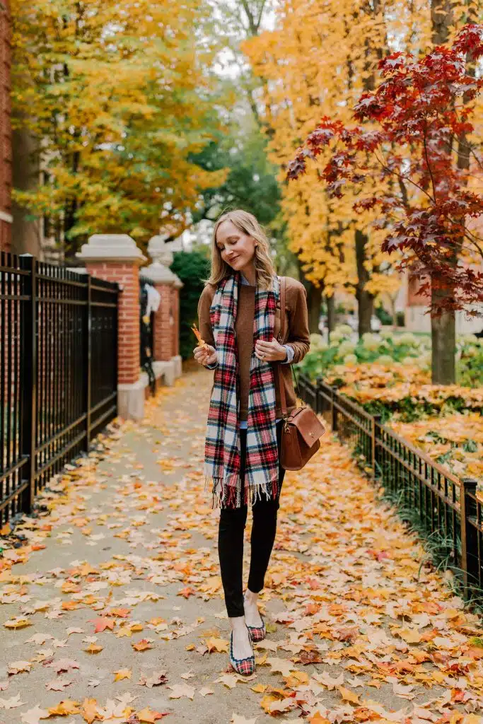 plaid fall outfit