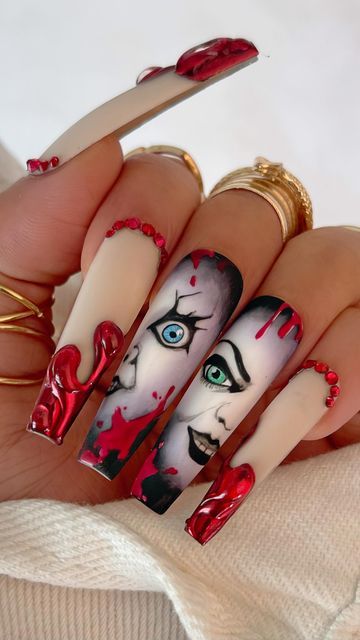 Bride of Chucky nails