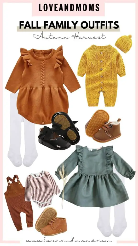 fall outfits Dress your baby autumn harvest