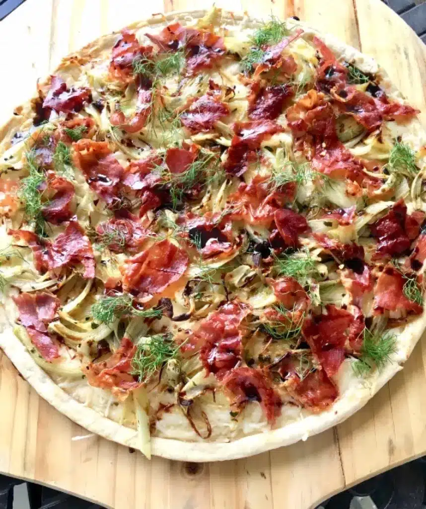 Fennel and Proscuitto Flatbread