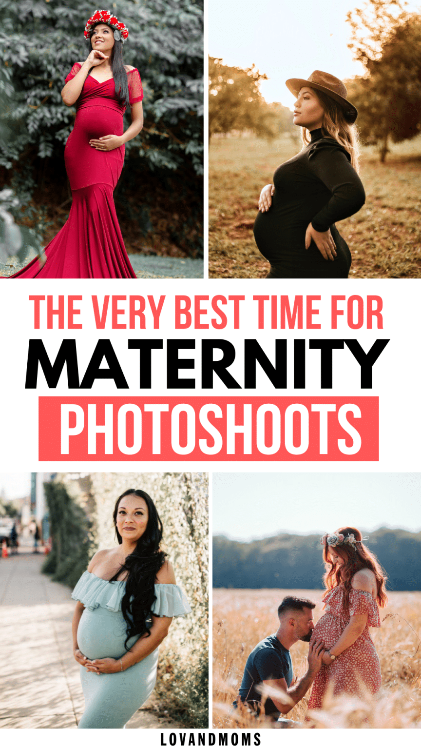 When is THE BEST Time For a Maternity Photoshoot? | Love and Moms