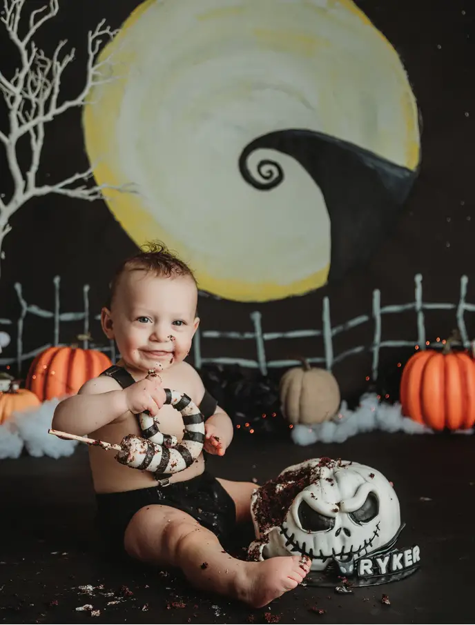 JAck Skellington Baby Photoshoot