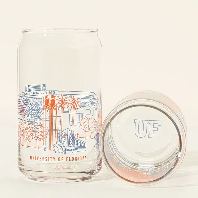 Glass CityScape Cans
