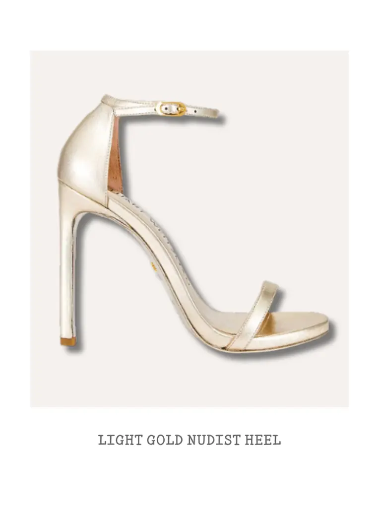 light gold nudist heel