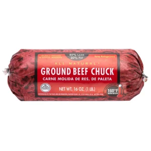 80 Percent Lean Ground Beef Roll 1lb