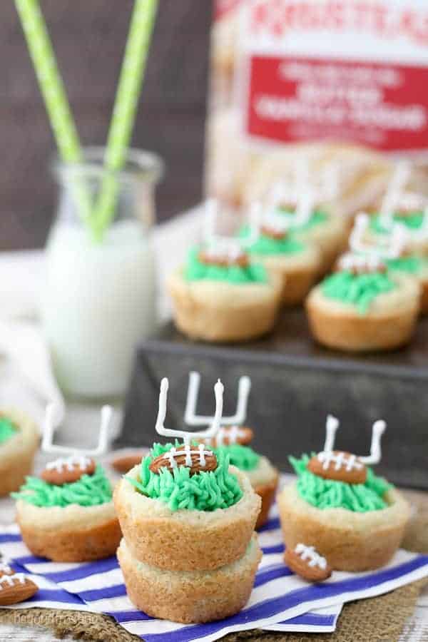 Football Cookie Cups