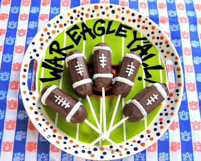 Football Twinkie Pops
