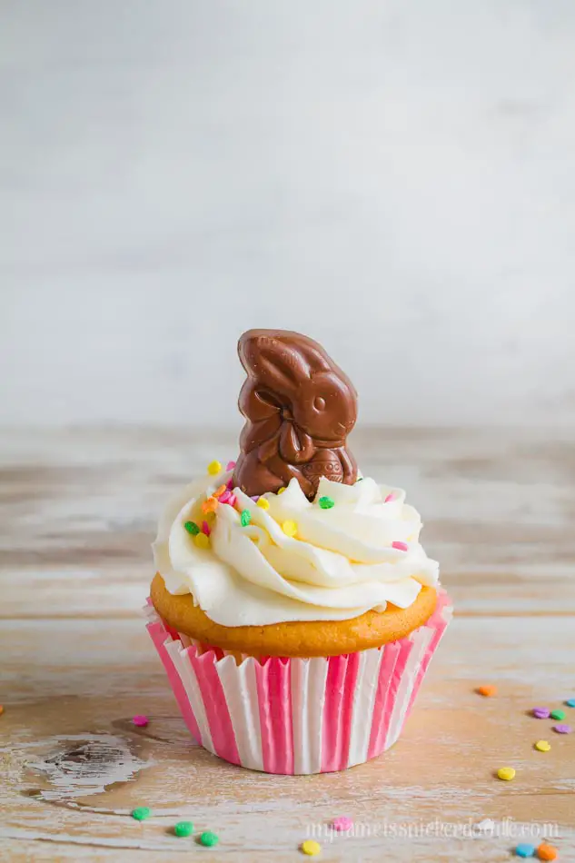 Chocolate Easter Bunny Cupcake