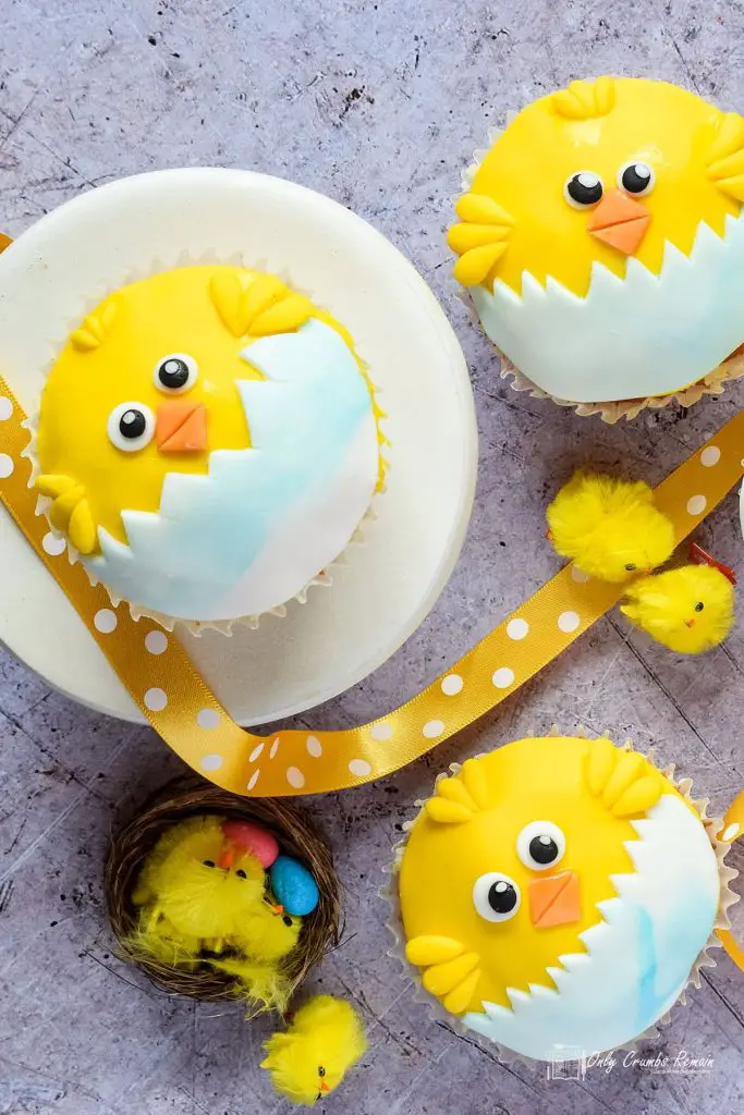 Hatching Chick Cupcakes