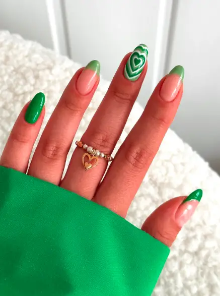 Groovy in Green Nails