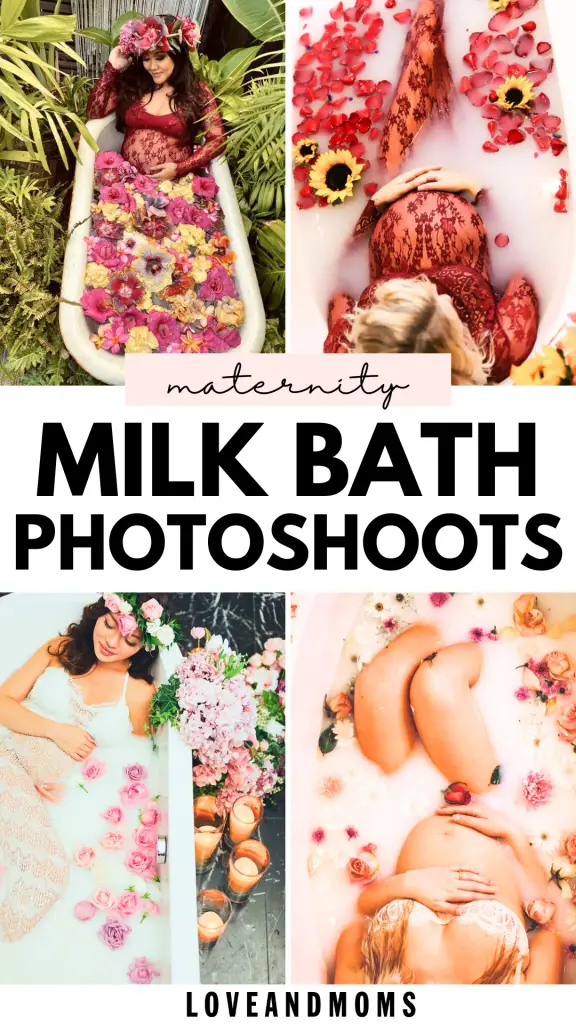 Maternity Photoshoot Ideas MILK BATH 1