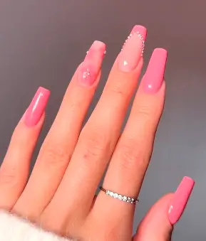 Peachy Keen Florals Nails