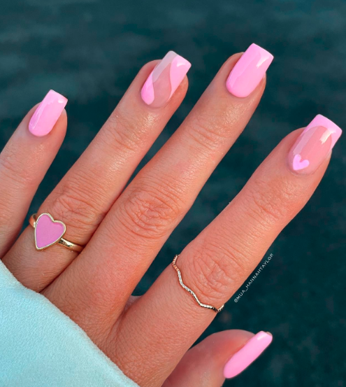 Pretty in Pink Nails