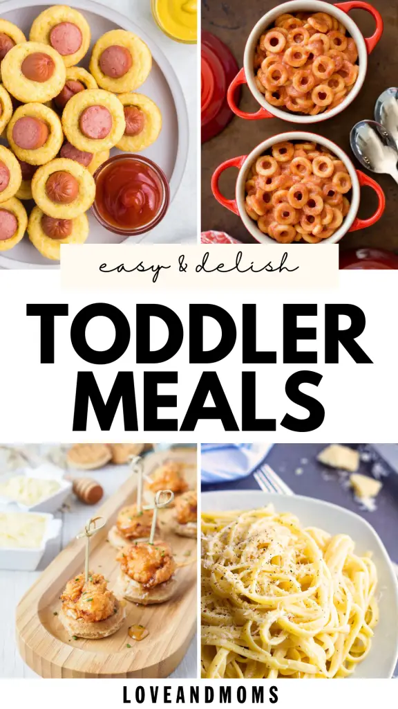 dinners for 2 year olds
