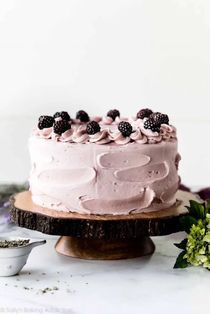 Blackberry Lavender CAke