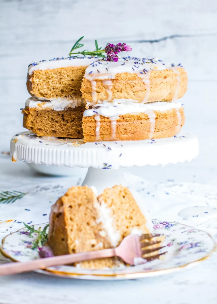 Chamomile Lavender Tea Cake