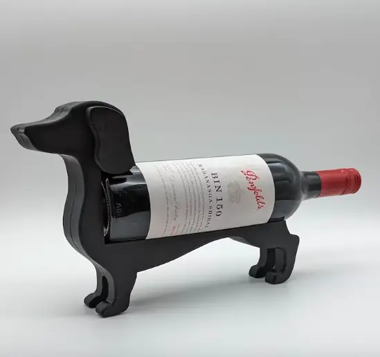 dachshund wine bottle holder
