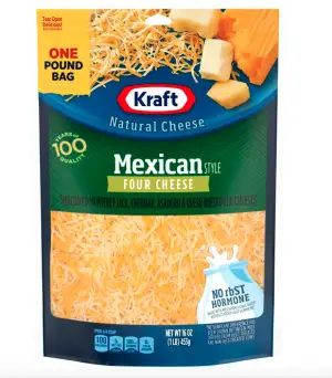 Finely Shredded Mexican Four Cheese