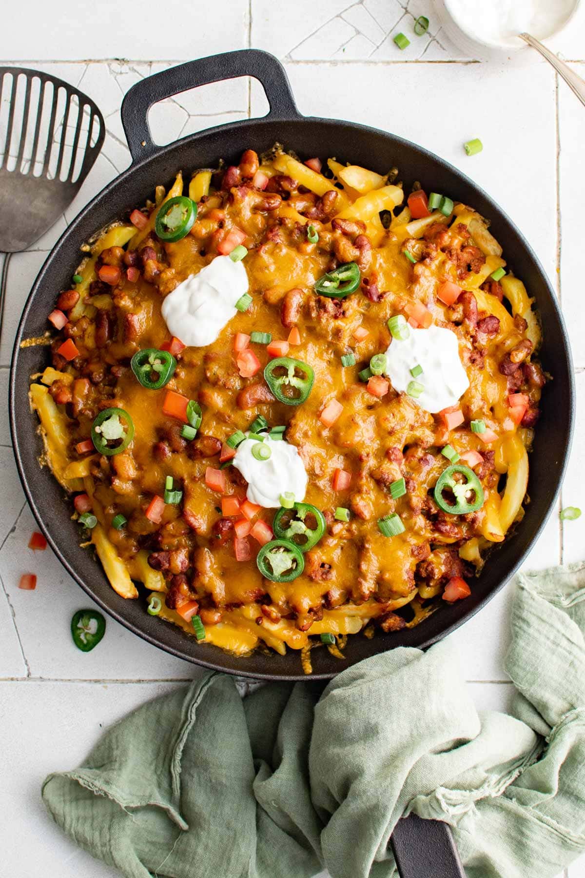 Loaded Chili Cheese Fries