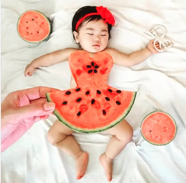 watermelon dress baby