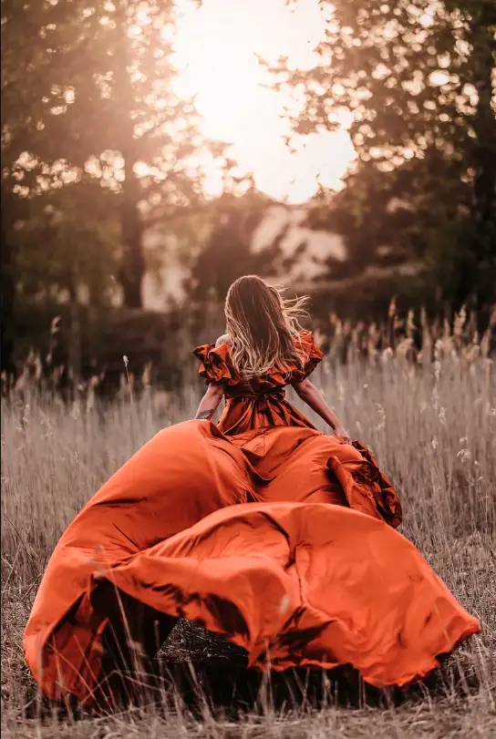 Marigold Fall Engagement Dress