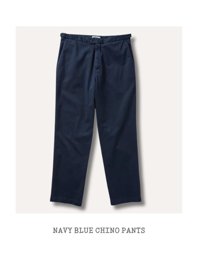 Navy Blue Chino Pants