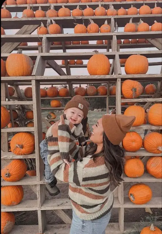 Mommy and Me Pumpkin Patch