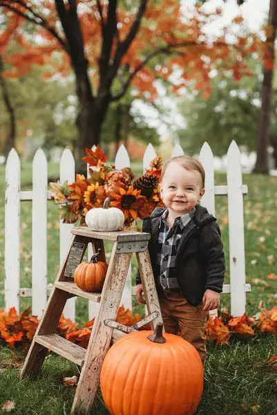 White picket fence fall